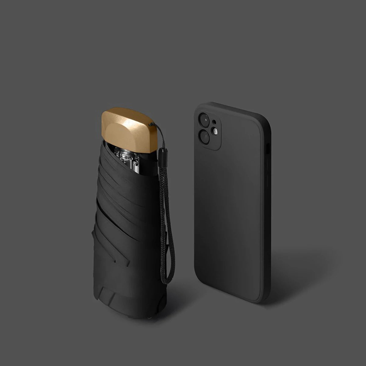 Mini Sunumbrella pocket Umbrella Vinyl folding UV protection sunshade pocket umbrella Capsule umbrella zwq