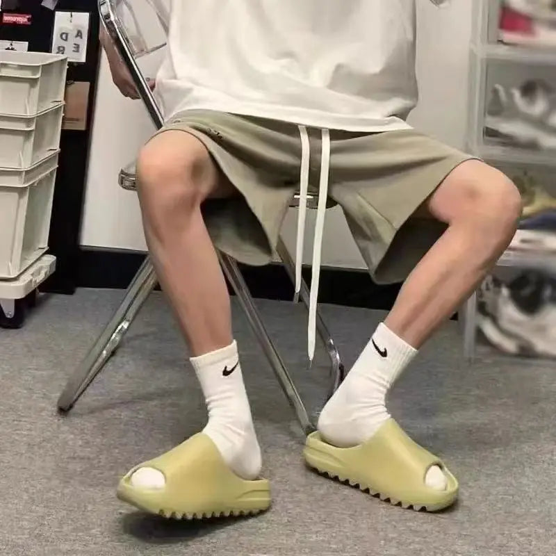 Unisex House Shoes Non-Slip thick Soft Platform Slide Sandals for Women Men Indoor Outdoor Shower Bathroom Slipper for Adult